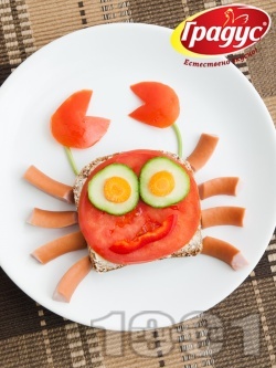 Детски сандвич Рачо Капитана - снимка на рецептата